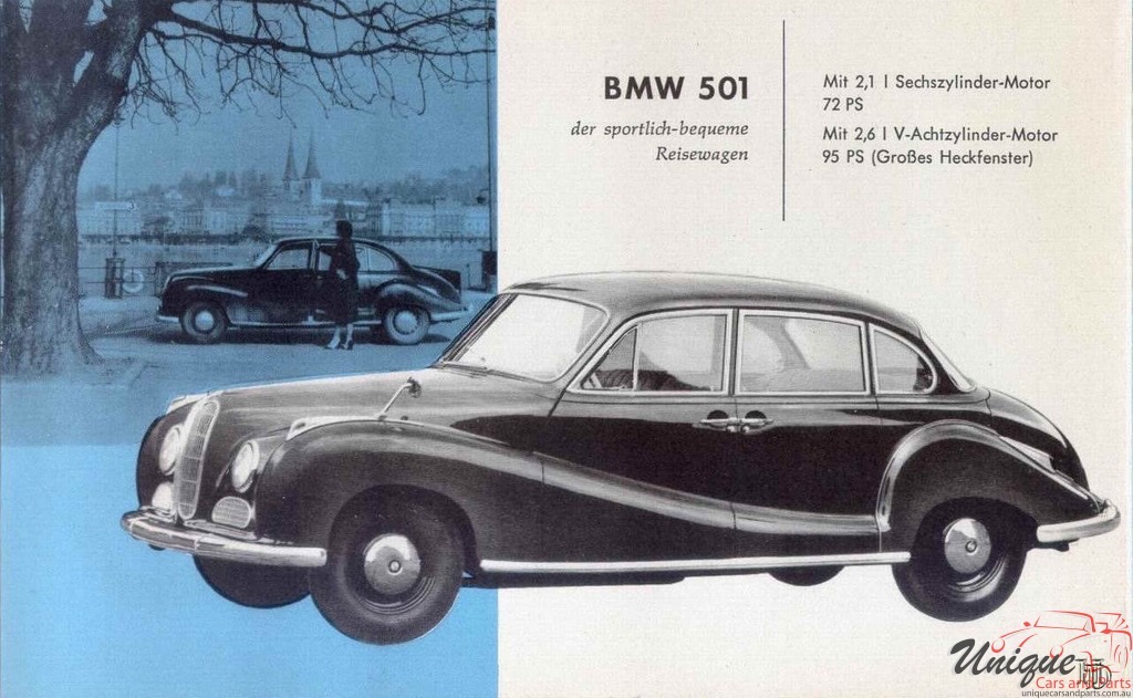 1957 BMW Full-Line All Models Brochure Page 10
